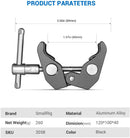 SmallRig Super Clamp with 1/4 and 3/8 Thread 2pcs Pack For 15mm-44mm Rods Cameras Lights Umbrellas Hhooks Shelves Camera Clamp