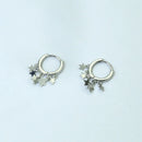 925 Sterling Silver Tassel Star Stud Earrings For Women Wedding Jewelry Female pendientes mujer moda aretes de mujer