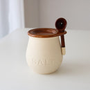 Ceramic Spice Jar Salt Sugar Cans Seasoning Container Condiment Organizer Spice Container Large Capacity Kitchen Tools