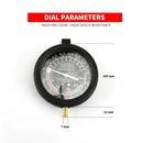 Auto Exhaust System Diagnostic Tool Exhaust Back Pressure Tester Set Car Exhaust Gas Pressure Gauge Exhaust Pipe Tester