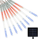 Solar Meteor Shower Rain Lights Falling Lights Waterproof Garden Light 8 Tubes 144 Leds Christmas Wedding Holiday Decoration