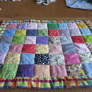 Teramila 8PCS Pack Square Multicolor Printed Cotton Fabric For Sewing Quilt Cloth Needlework Plaid Handicraft Material Patchwork