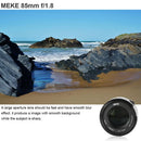 美科 85mm F1.8 全画幅自动对焦人像定焦镜头 适用于尼康单反相机 D500 D610 D750 D780 D800 D810 D850 D3400 D3500