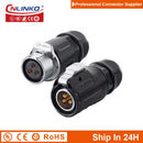 Cnlinko LP20 防水 3 针 M20 航空线缆连接器插头插座接头 适用于车辆 卡车 船舶 新能源