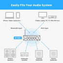 Newest Fosi Audio BT30D Bluetooth Sound Power Amplifier 2.1 Channel Bass & Treble Control Amp Audio Subwoofer 100W + 50W x2