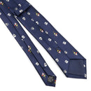 Trendy Design Men's Microfiber Jacquard Necktie Animal Plant Skull Flower Woven Tie Wedding Party Father's Day Birthday Gift