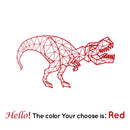 Geometric Tyrannosaurus Wall Stickers Dinosaur Wall Decals For Baby Room Decor Wall Art Bedroom Gift For Kids Room Decor
