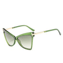 Sexy Women's Cat Eye Sunglasses Metal 2020 Fashion shades Luxury Oversized Sunglasses Female Lady Triangle Eyewear Accessories