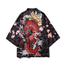 Bebovizi Male Kimono Cardigan Japanese Kimono Men Cardigan Shirt Blouse Yukata Men Haori Obi Traditional Samurai Clothing