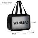 Travel Storage Toiletry Organize Women Waterproof PVC Cosmetic Portable Bag Transparent  Zipper Make Up Case Female Wash Kit
