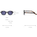 Peekaboo retro oval sunglasses men polarized uv400 korean style tr90 glasses female acetate high quality 2021 spring accessories
