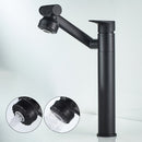 ELLEN Multifunction Bathroom Sink Faucet Hot Cold Water Mixer Crane Antique Bronze Deck Mounted Universal Water Taps EL1326