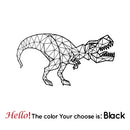 Geometric Tyrannosaurus Wall Stickers Dinosaur Wall Decals For Baby Room Decor Wall Art Bedroom Gift For Kids Room Decor