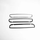 Center Console Button Frame Carbon Pattern Decoration Decals Car For Audi Q5 FY 2018-2022 Stainless Steel Interior Accessories