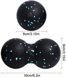 ? EPP Yoga Foam Roller Fitness Massage ball Set Peanut Massager Balls for Leg/Arm/Back/Feet Pain Self-Myofascial Treatment Tool