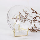 Modern Style Antique Alloy Crystals Agate Display Stand Holder Base Rack Photography Props Tabletop Home Office Decoration