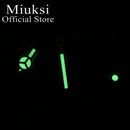 Miuksi silver watch hands green blue luminous hands fit NH35 NH36 ETA2824 2836 Miyota8205 8215 821A Mingzhu DG2813 3804 movement