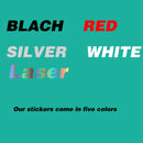 Ctcmfashion 16 PCs Scott bicycle vinyl pattern cover scratch automatic luminous agent aufklebe sunscreen waterproof sticker