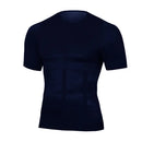 Classix Men Body Toning T-Shirt Body Shaper Corrective Posture Shirt Slimming Belt Belly Abdomen Fat Burning Compression Corset