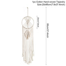 Macrame Wall Hanging Handwoven Bohemian Cotton Rope Boho Tapestry Home Decor Boho Bohemian Woven Tapestry Wall Art Macrame Decor