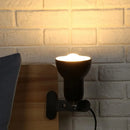 360 Degrees Rotating Clip Light Base Turtle Reptile Basking Clamp Lamp Holder With On Off Switch Bedside Light Base