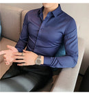 Camisas De Hombre Long Sleeve Shirts For Men Clothing 2026 Business Formal Wear Camisa Social Masculina Slim Fit Chemise Homme