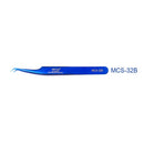 VETUS Professional Makeup Eyelash Tweezers For Volume Eyelash Extension Blue Eyebrow Tweezers Excellent Closure Beauty Tool
