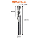 Compression milling cutter woodwork UP &amp; DOWN Cut Two Flutes Spiral Carbide Milling Tool CNC Router Wood End Mill Cutter Bits