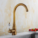 Antique Bronze Kitchen faucets 360 Rotate Swivel Faucet Hot Cold Water Tap Mixer Kitchen Sink Faucet ELK331