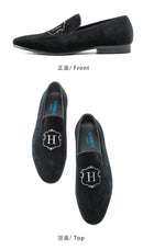 The Vesper | Handmade Velvet Slip-On Loafer