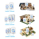 Fuers M557 Doorbell Waterproof Wireless Chime Home Doorbell  Intelligent 32 Songs Smart Doorbell Alarm With Battery