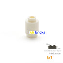 50pcs/lot DIY Blocks Building Bricks Cylindrical Educational Assemblage Construction Toys for Children Size Compatible Brand