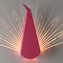 Bedside light wall lamp modern Simplicity peacock Lamps bedroom living room aisle corridor hotel wall light AC220V