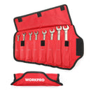 WORKPRO 8PC Wrench Set Flex-head Ratcheting Combination Wrenches Metric/SAE Ratchet Spanners Set Car Repair Tools