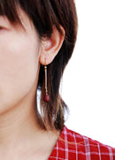 Gems Stone Hanging Earrings for Women Red Jaspers Gold Plated Drop Dangle Earring Bohemia Art Female Jewelry Femme Gifts
