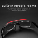 ROCKBROS Polarized Sports Glasses Men Sunglasses Road Cycling Glasses Mountain Bike Glasses Goggles Eyewear 5 Lens MTB Glasses