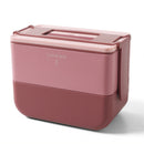 Double-layer bento box for kids Portable japanese style lunch box Leak-Proof food container storage box Microwave Dinnerware