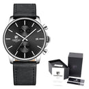 2021 Men Watch CHEETAH Brand Fashion Sports Quartz Watches Mens Leather Waterproof Chronograph Clock Business Relogio Masculino