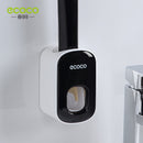 ECOCO 自动牙膏挤压器 壁挂式浴室浴室配件 防水牙膏挤压器 牙刷架