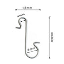 50pcs Christmas Ornaments Metal S-Shaped Hooks Holder Christmas Tree Ball Pendant Hanging Decorations for home Navidad New Year
