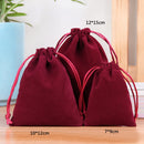 Fashion Flannel Bags Of Gift Packing Black Velvet Bag Jewelry Bags Jewelry Box Drawstring Pouch Party and Wedding Gift Package