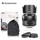 美科 85mm F1.8 全画幅自动对焦人像定焦镜头 适用于尼康单反相机 D500 D610 D750 D780 D800 D810 D850 D3400 D3500