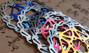 NEW Bicycle Brake 160mm/180mm/203mm Disc Brake MTB DH Disc Rotors Hydreaulic Brake Pad Float Multicolor Brake pad Bicycle Parts