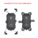 4.7-7 inch Phone Holder Motorcycle QC3.0 Wireless Charger Handlebar Bicycle Bracket Quick Charge USB Charger GPS Mount Bracket