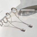 Prevent Allergy 925 Silver Needle Tassel Round Bead Long Drop Earring For Women Party Wedding Jewelry eh1047