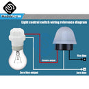 AS-20 DC 12V AC 110V 220V 10A 防水灵敏自动光控开关 开/关光敏电阻路灯LED灯开关传感器工具
