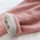 Japanese style autumn and winter new ladies plus size sheep wool warm pajamas suit Shu Mianmao simple home service pijamas women