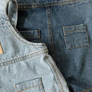 MILANCEL 2023 New Baby Overalls Toddler Girls Denim Jumpsuits Denim Clothes