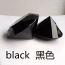 带底座的透明水晶钻石镇纸玻璃宝石展示品婚礼家居装饰艺术工艺品材料礼品