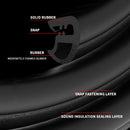 Car Door Edge Weatherstrip Rubber Sealing B Pillar Noise Windproof Protection Front Auto Sealant Accessories Decoration Strip